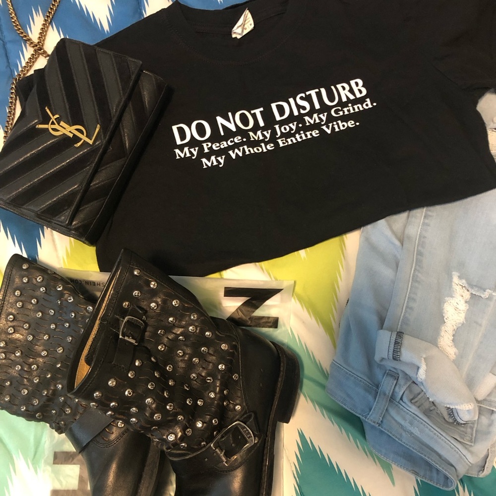 Do not disturb my peace tee